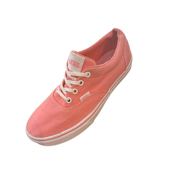 Vans Authentic Womens Pink Canvas Lace Up Sneakers Size W7.5 - Picture 1 of 11